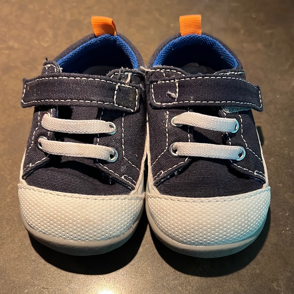 See Kai Run Stevie II INF navy canvas size 5/EU 21